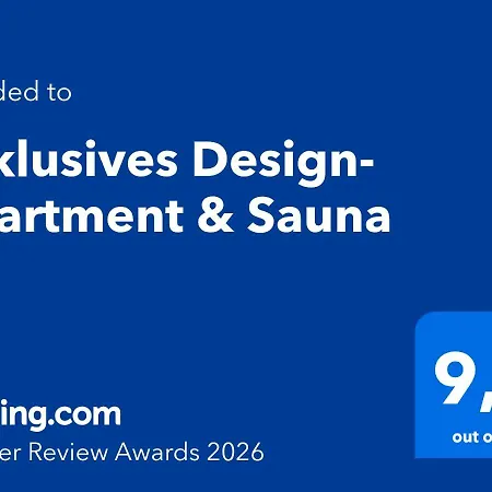 Exklusives Design-apartment & Sauna